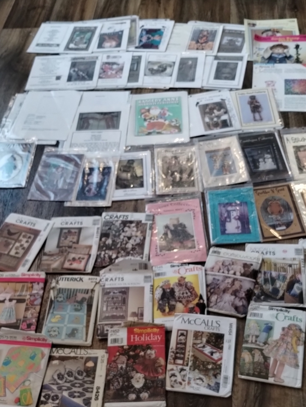 Assorted Sewing & Craft Patterns Collection Primitives Lot